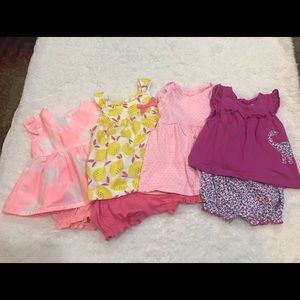 3 month Carters outfits for baby girl.